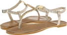 Gold Fabric Madden Girl Mellowed for Women (Size 8.5)