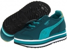 Deep Teal PUMA Roma Slim Stacked Camo Wn's for Women (Size 6.5)