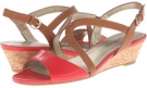 Orange/Tan Synthetic Bandolino Grayson for Women (Size 8.5)