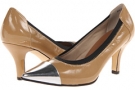 Nude Patent/Black Patent Rose Petals Rippa for Women (Size 12)