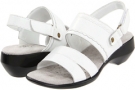 White Leather Walking Cradles Lake-2 for Women (Size 8)