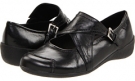 Black Shrunken Waxy Leather Walking Cradles Rena for Women (Size 7.5)