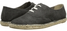 Black Washed Canvas MIA Alcazar for Women (Size 9)