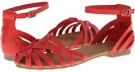 Red Faux Leather MIA Melonye for Women (Size 7.5)