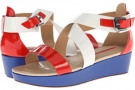 White/Red C Label Raya-1 for Women (Size 7)