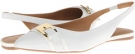 White/White Leather Nine West Anyamarie for Women (Size 7)