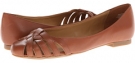 Cognac Leather Nine West Asterrose for Women (Size 5)