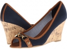 Navy Canvas Tommy Hilfiger Tawnisha for Women (Size 10)