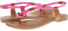 Pink M/Cognac Synthetic Nine West Fabiola for Women (Size 7.5)