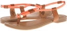 Orange M/Cognac Synthetic Nine West Fabiola for Women (Size 9)