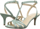 Green Leather Nine West Gissella for Women (Size 5)