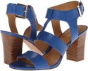 Blue Leather Nine West Jelanie for Women (Size 8.5)