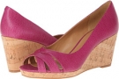 Pink Leather Nine West Jelica for Women (Size 9)