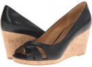 Black Leather Nine West Jelica for Women (Size 8)