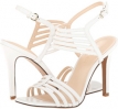 White Leather Nine West Katherena for Women (Size 5)