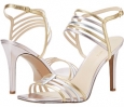 Gold MU Metallic Nine West Katherena for Women (Size 9)