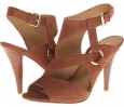 Brown Nubuck Nine West Lezetta for Women (Size 8)