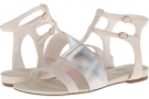 White/Gold Enzo Angiolini Nyri for Women (Size 9.5)