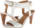 White Leather Nine West Mixie for Women (Size 6)