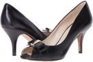 Black Leather Nine West Oliva for Women (Size 6.5)