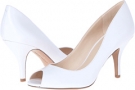 White Leather Nine West Orissa for Women (Size 5)