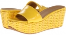 Yellow Synthetic Nine West Rithanne for Women (Size 5.5)