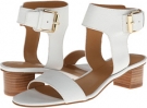 White Leather Nine West Tasha for Women (Size 5)