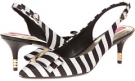 Black/White Stripe Fabric Isaac Mizrahi New York Mindy2 for Women (Size 8)