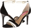 Black Suede/White/Gold Suede Isaac Mizrahi New York Positano for Women (Size 8)