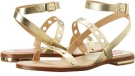 Gold Leather Isaac Mizrahi New York Stroll for Women (Size 8)