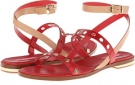Red/Tan Leather Isaac Mizrahi New York Stroll for Women (Size 7)