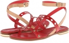 Red/Tan Leather Isaac Mizrahi New York Stroll for Women (Size 6)