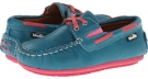 Turquoise Shine Leather Venettini Kids 55-Scott for Kids (Size 12)