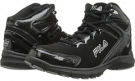 Black/Black/Metallic Silver Fila Big Bang for Men (Size 9.5)