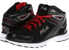 Black/Black/Fila Red Fila Big Bang for Men (Size 10)