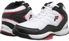 White/Black/Fila Red Fila Breakaway 4 for Men (Size 10)