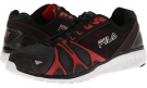 Black/Fila Red/White Fila Shadow Sprinter for Men (Size 12)