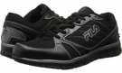 Black/Black/Dark Silver Fila Flare 2 for Men (Size 10)