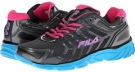 Dark Shadow/Atomic Blue/Pink Gloxinia Fila Memory Aerosprinter 2 for Women (Size 8.5)