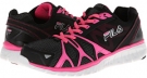 Black/Neon Pink/White Fila Shadow Sprinter for Women (Size 7)
