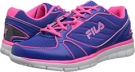 Dazzling Blue/Knockout Pink/White Fila Flare 2 for Women (Size 7.5)