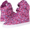 Orchid Flower/White Supra Society II for Women (Size 6)