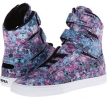 Floral/Black/White Supra Society II for Women (Size 8)