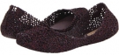 Burgundy Glitter Melissa Shoes Melissa Campana Paper IV for Women (Size 9)