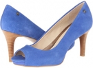 Electric Blue Kid Suede Calvin Klein Kyle for Women (Size 7.5)