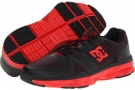 Black/Athletic Red/Black DC Unilite Trainer for Men (Size 8.5)