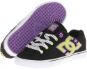 Black/Soft Lime DC Aubrey W for Women (Size 7)