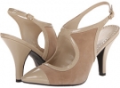 Bone Suede/Patent Adrienne Vittadini Caleigh for Women (Size 6)