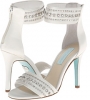 Ivory Satin Blue by Betsey Johnson Charm for Women (Size 6.5)