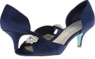 Navy Satin Blue by Betsey Johnson Stun for Women (Size 6.5)